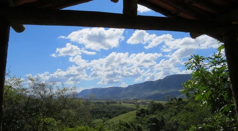 Vista do Mirante do Chalé Ecovila do Sossego