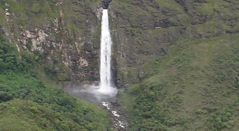 Cachoeira Casca Danta - 186 metros de queda livre
